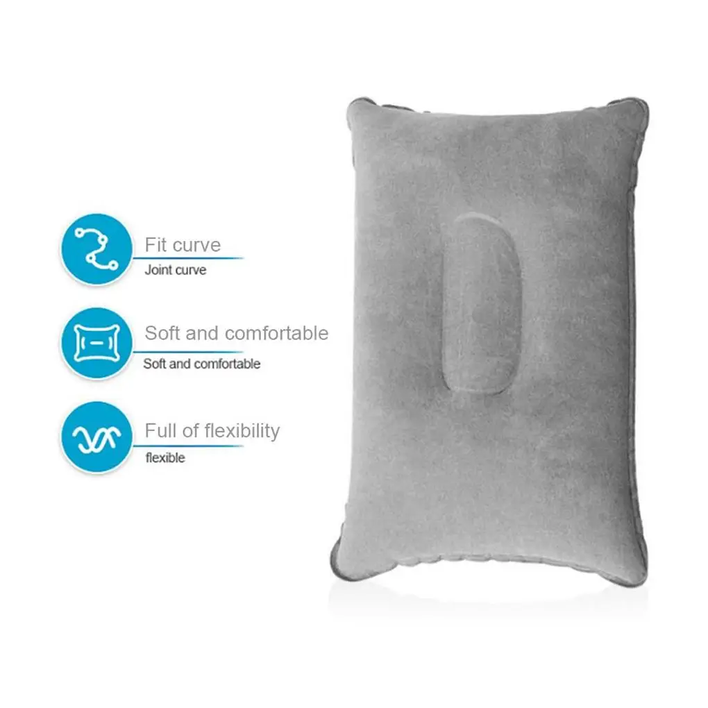

Square Inflatable Pillows Air Pillow Foldable Wear-resistant Cushion Convenient Portable Durable Mat Good Elasticity