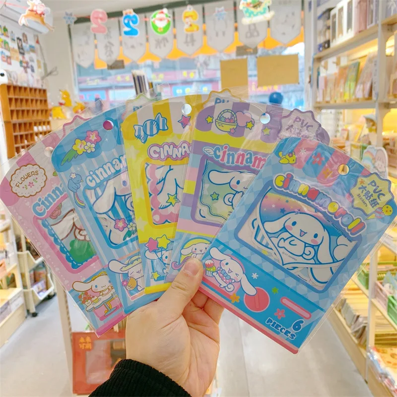 

Kawaii Cinnamoroll Sanrio плюшевые Мультяшные милые специальные формы ПВХ Diy наклейки декоративные Стикеры для девочек подарок на день рождения