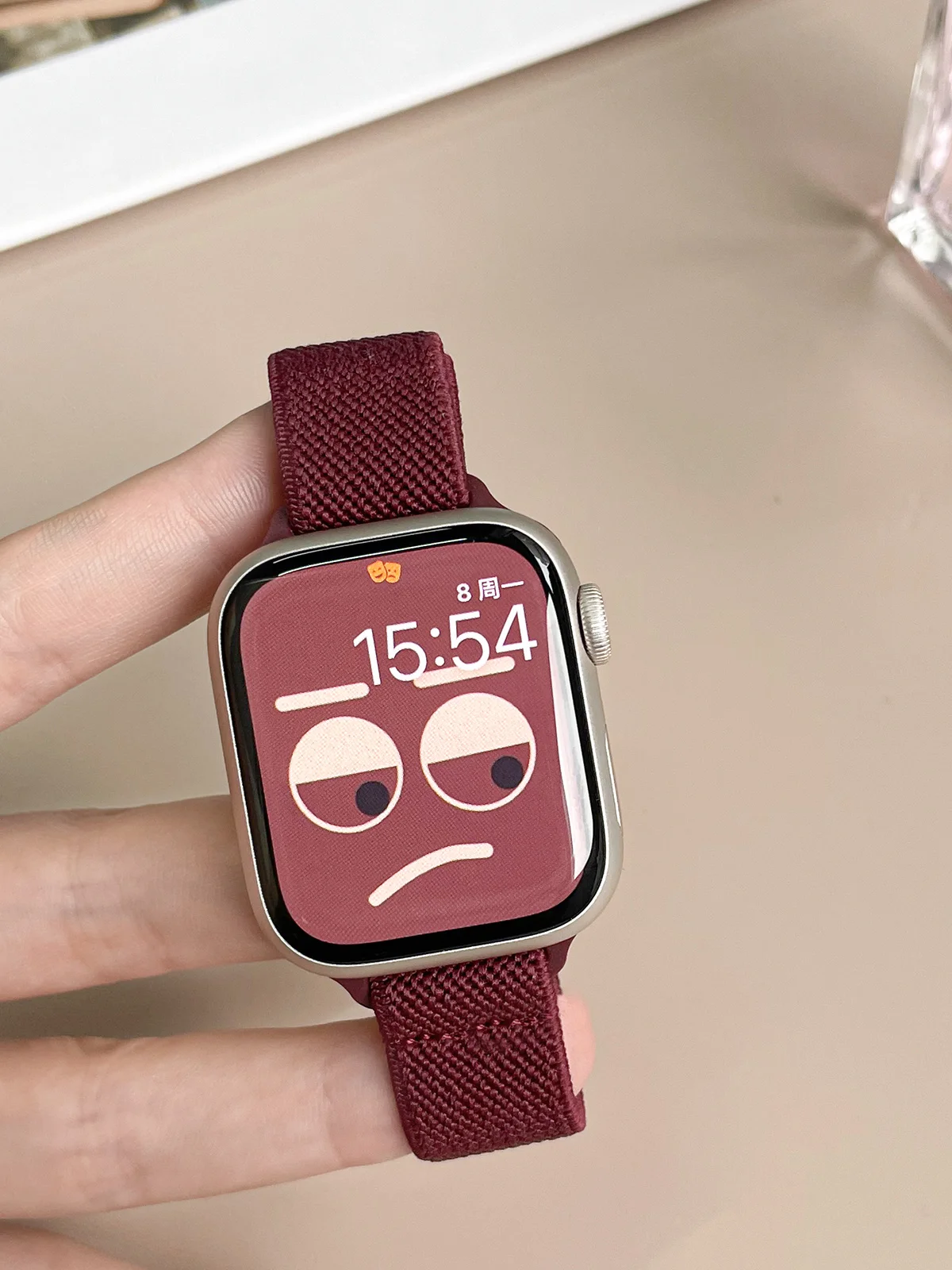 

Slim Gril Solo Loop Nylon Strap for Apple Watch Elastic Band 42mm 44mm 41MM 45MM 38MM 40MM 49MM for iWatch Series 8/7/SE/6/5/4/3