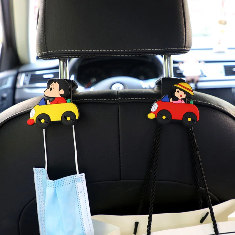 

Crayon Shin-Chan Hook Up Car Accessories Seat Backrest Storage Strong Bearing Capacity Multipurpose Portable Durable Friend Gift