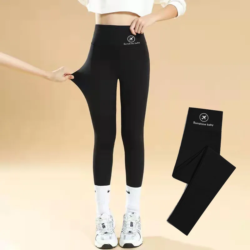 

Girls Shark Pants Leggings 2022 Spring Autumn New Barbie Pants High Waist Leggings Yoga Pants Middle and Big Children Outerwear
