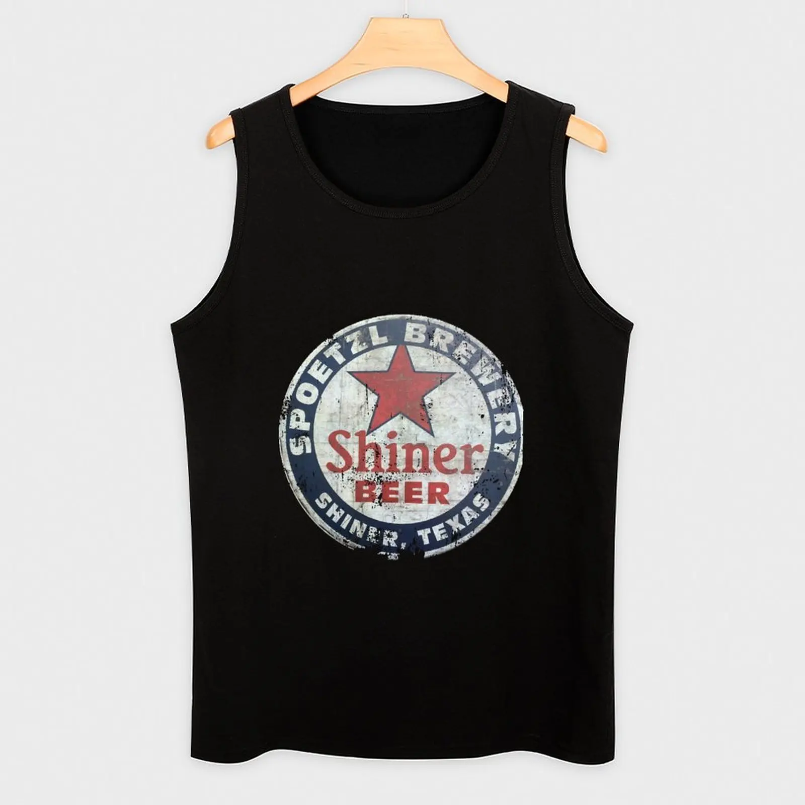 Фото Рабочая майка Shiner Beer Tank Top, усиленная, для работы на открытом воздухе, без рукавов №3
