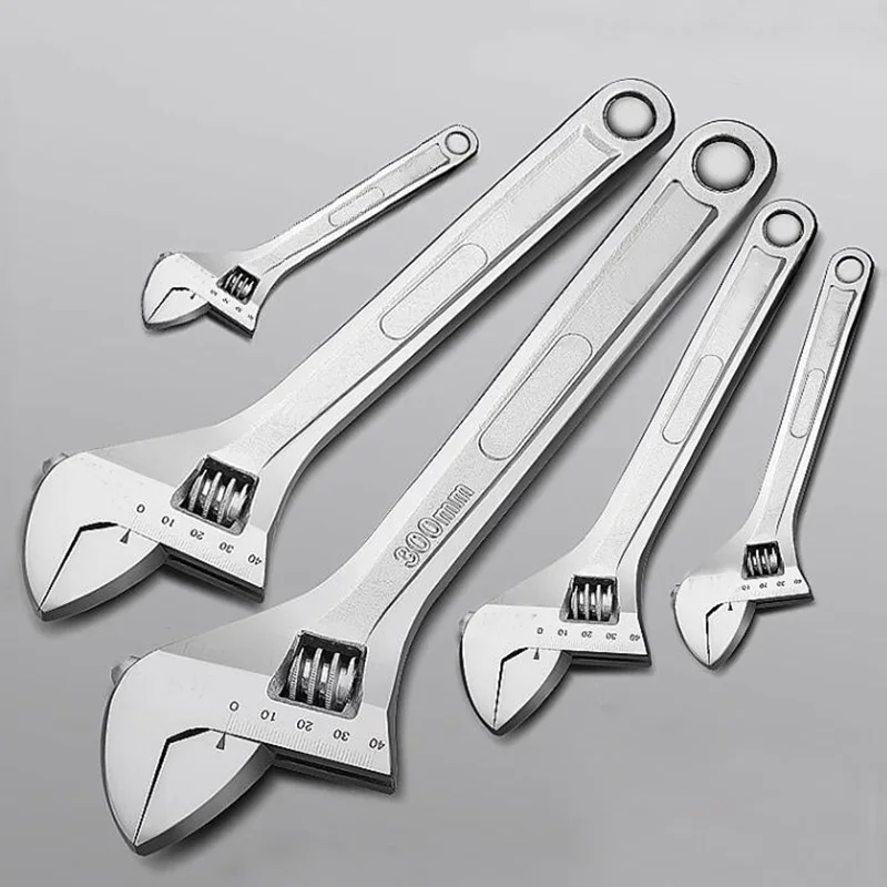 Маленький Большой Регулируемый мини-гаечный ключ инструмент 100 мм 150 200 250 300 350 450 600