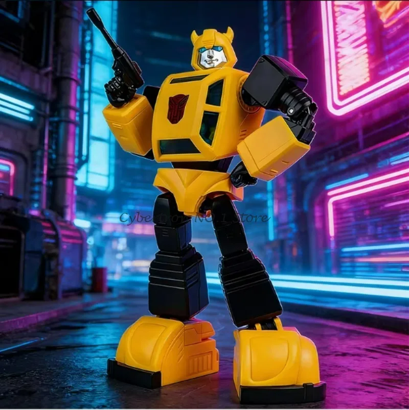 Фото Трансформеры-игрушки: Деформирующиеся роботы G1 Bumblebee, модель G3002, предварительно собранная фигурка из сплава, персонаж из фильма KO, подарки для хобби №5