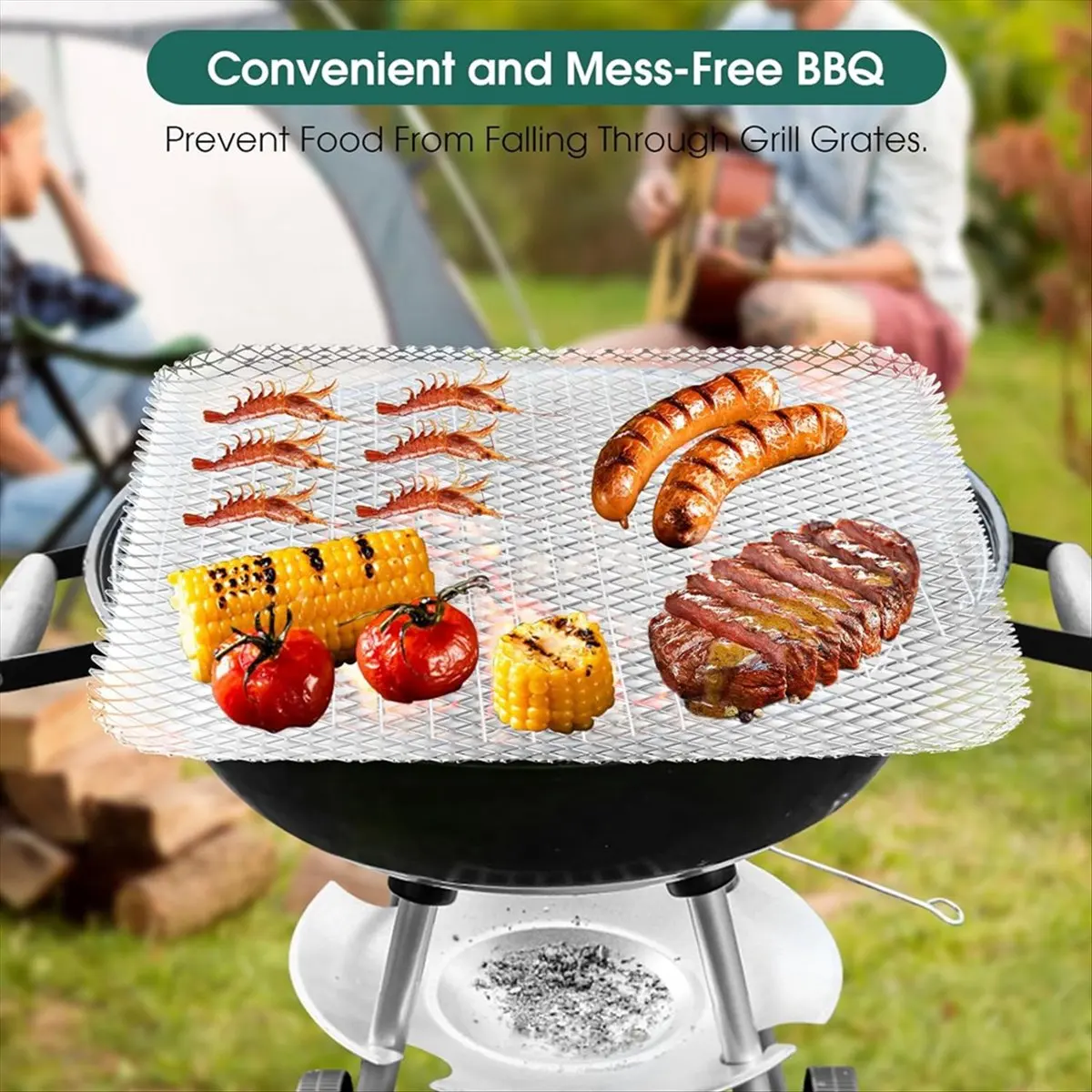 ABNQ Grill Topper, одноразовые подкладки для гриля, 10 штук, для использования на открытом воздухе, одноразовые вкладыши для гриля. (art.: 3920d89cfc53d) - 3920d89cfc53d