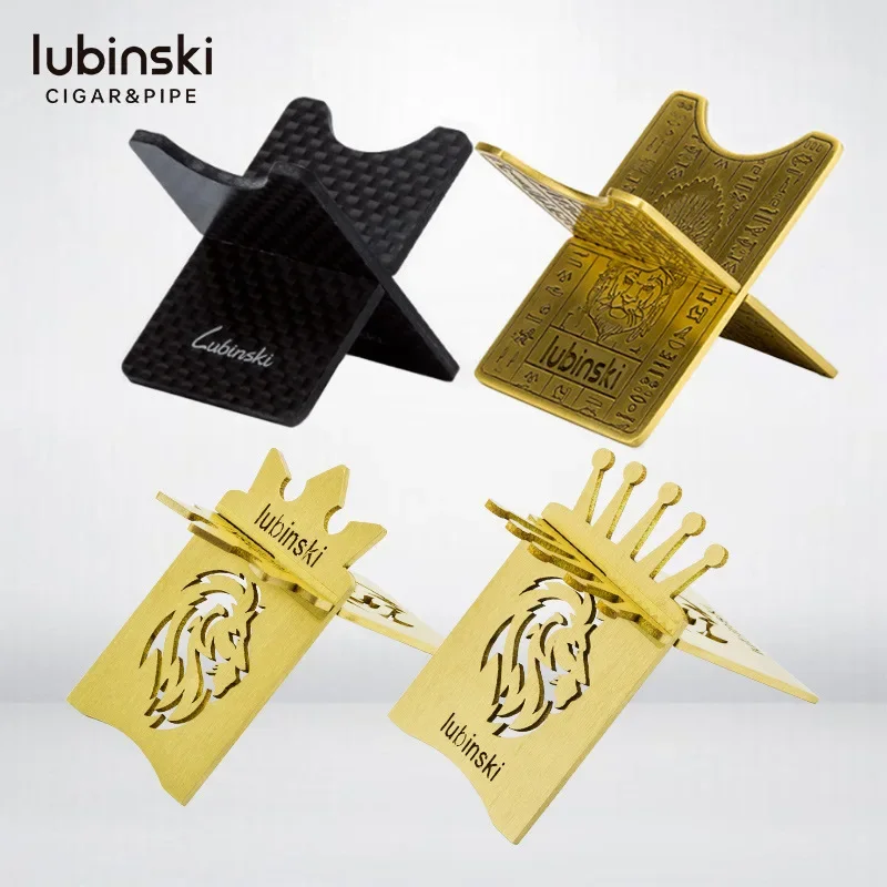 Держатель для сигар портативный металлический латунный из углеродного волокна