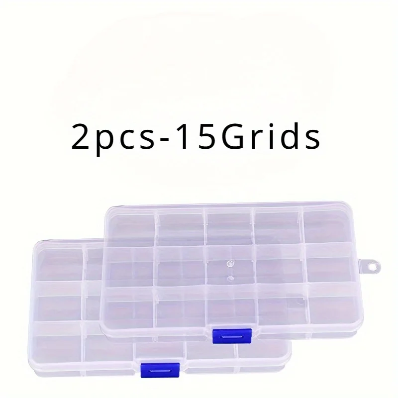 

Контейнеры для украшений прозрачные пластиковые 2 шт