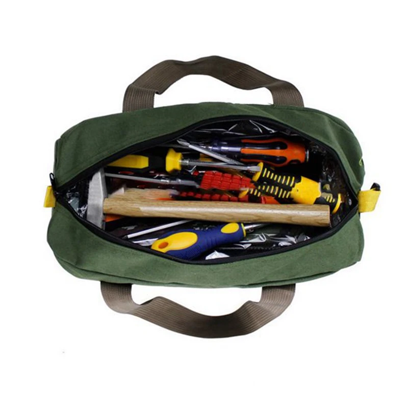 Многофункциональные водонепроницаемые сумки для инструментов из оксфордской ткани 12 дюймов для переноски и хранения электрика в домашних условиях.