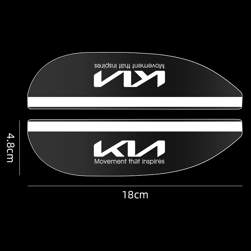 2 шт. прозрачные автомобильные боковые зеркала заднего вида защита от снега дождь