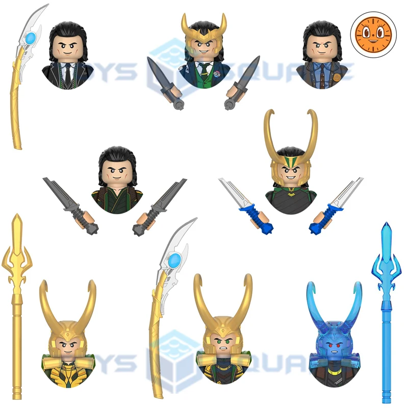 

The Loki Laufeyson Model Building Blocks MOC Bricks Set Gifts Toys For Kids