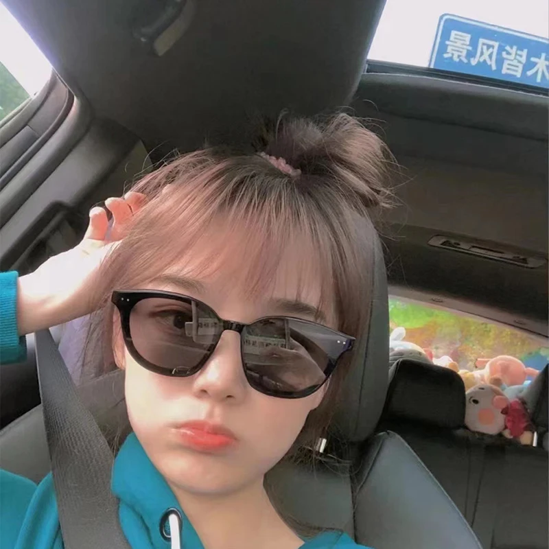 

Yuumi Tomy солнцезащитные очки для женщин и мужчин черные очки кошачий глаз MGlasses шпионские модные большие роскошные дизайнерские брендовые в Корейском стиле Дженни