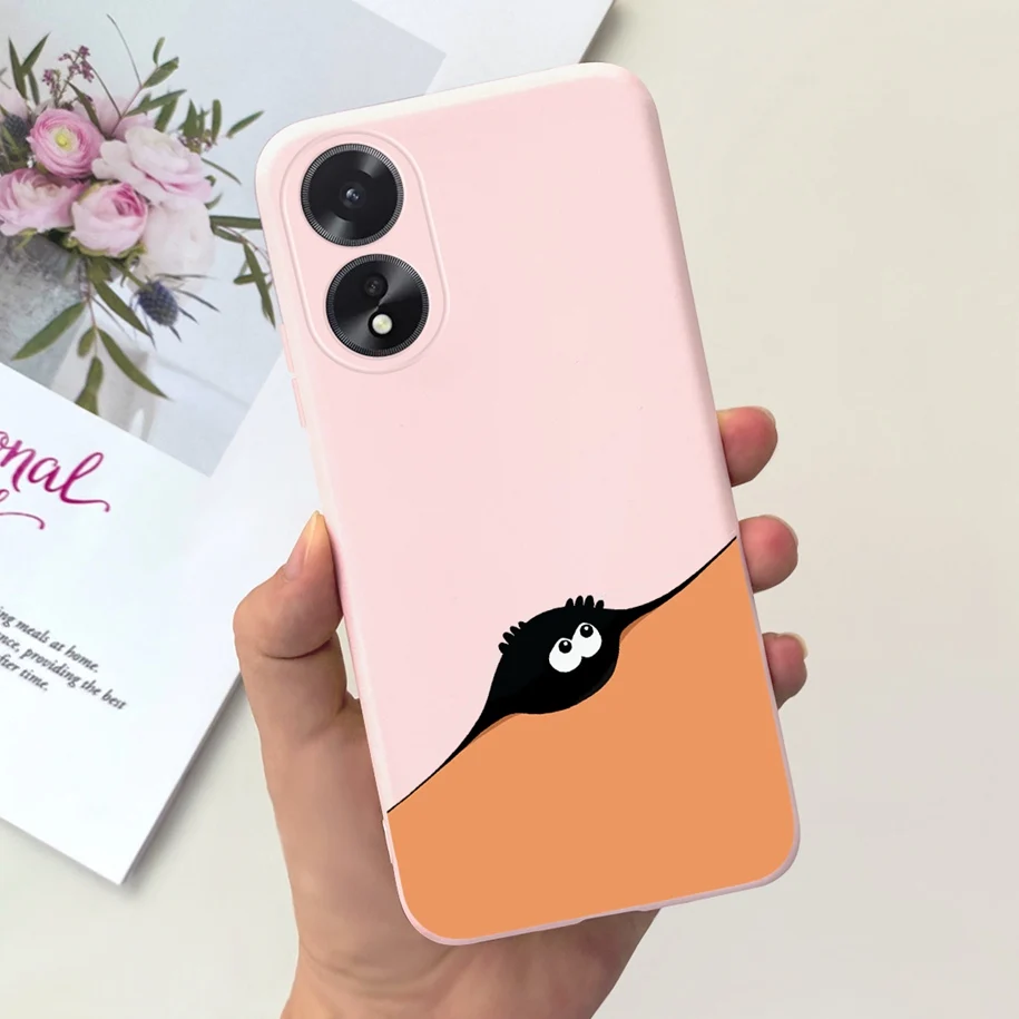 Противоударная силиконовая Мягкая задняя крышка для OPPO A38 A78 4G 2023