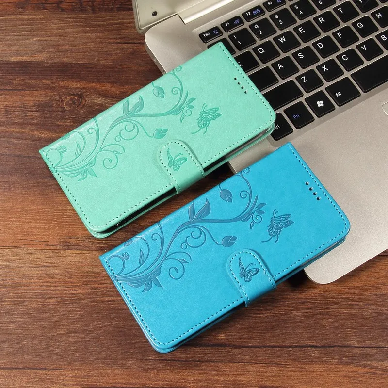 Роскошный женский чехол для Samsung Galaxy A20 A21 A10 A10S A12 A13 A14 A15 5G Flower Butterfly Wallet Stand Fundas # HKC