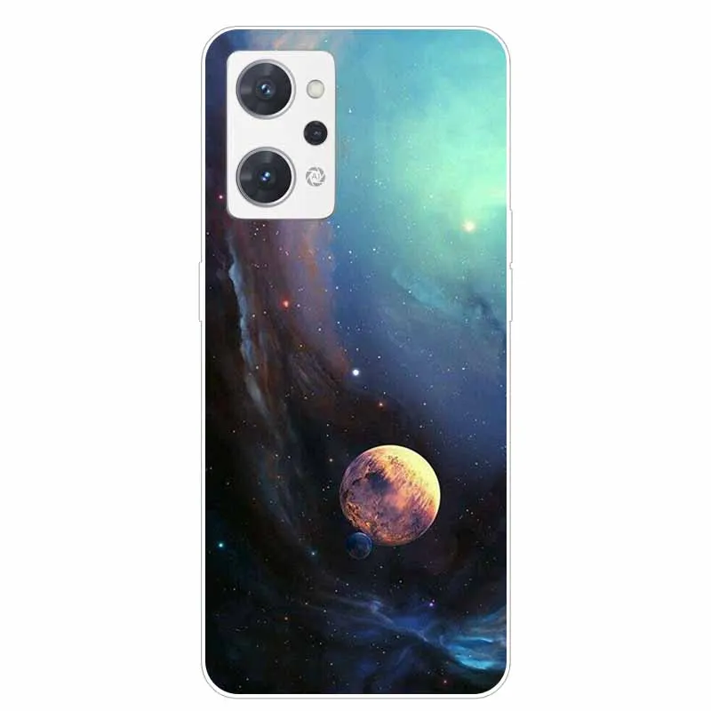 Для OPPO Reno 9A 5G Чехол Прозрачный силиконовый мягкий чехол из ТПУ для Oppo Reno9 A/Reno7 A