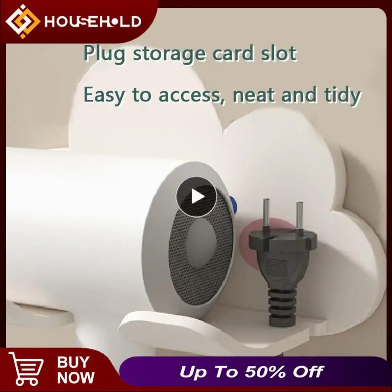 

Portable Storage Hair Dryer Simple Shelf No Punching Household Durable Bathroom Wall-mounted Store Hanger