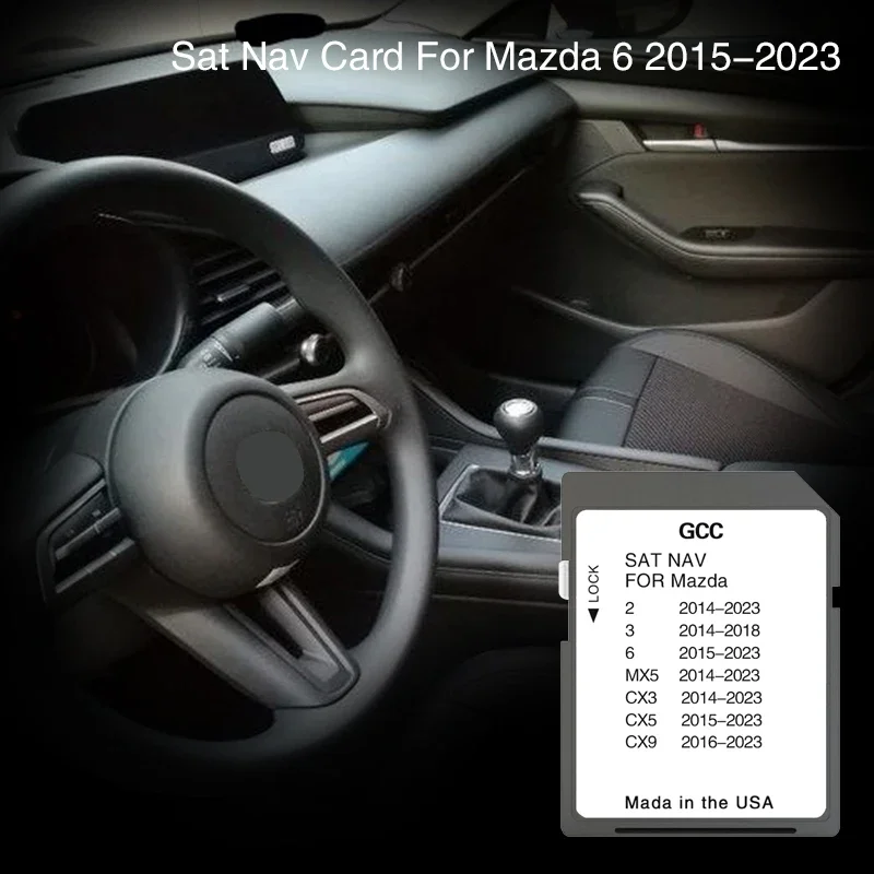 Подходит для Mazda 6 2015 2016 2017 2018 2019-2023 Обновление системы навигации Connect1 Обзор Gulf Area
