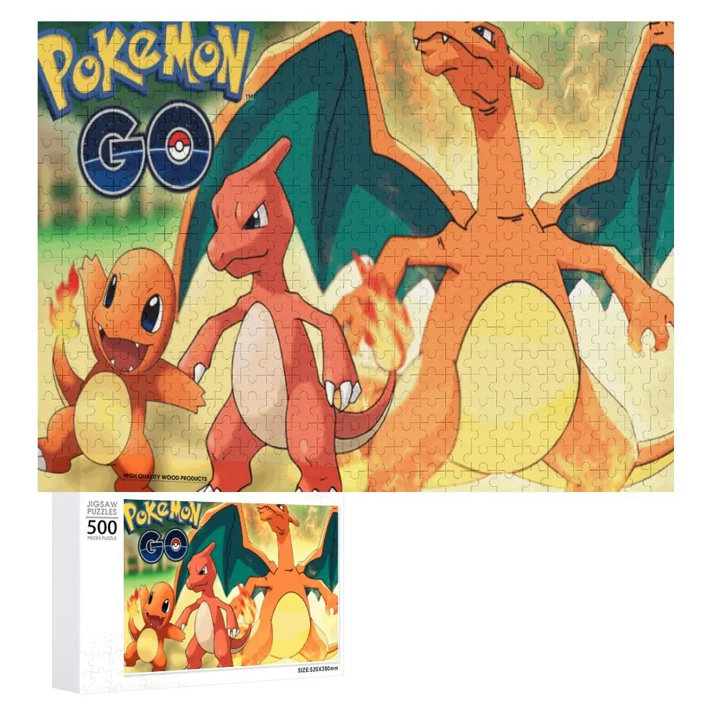 

Bandai Anime Pokemon Pikachu jigsaw cartoon 300 pieces jigsaw puzzle game Adult children assemble educational toys birthday gift