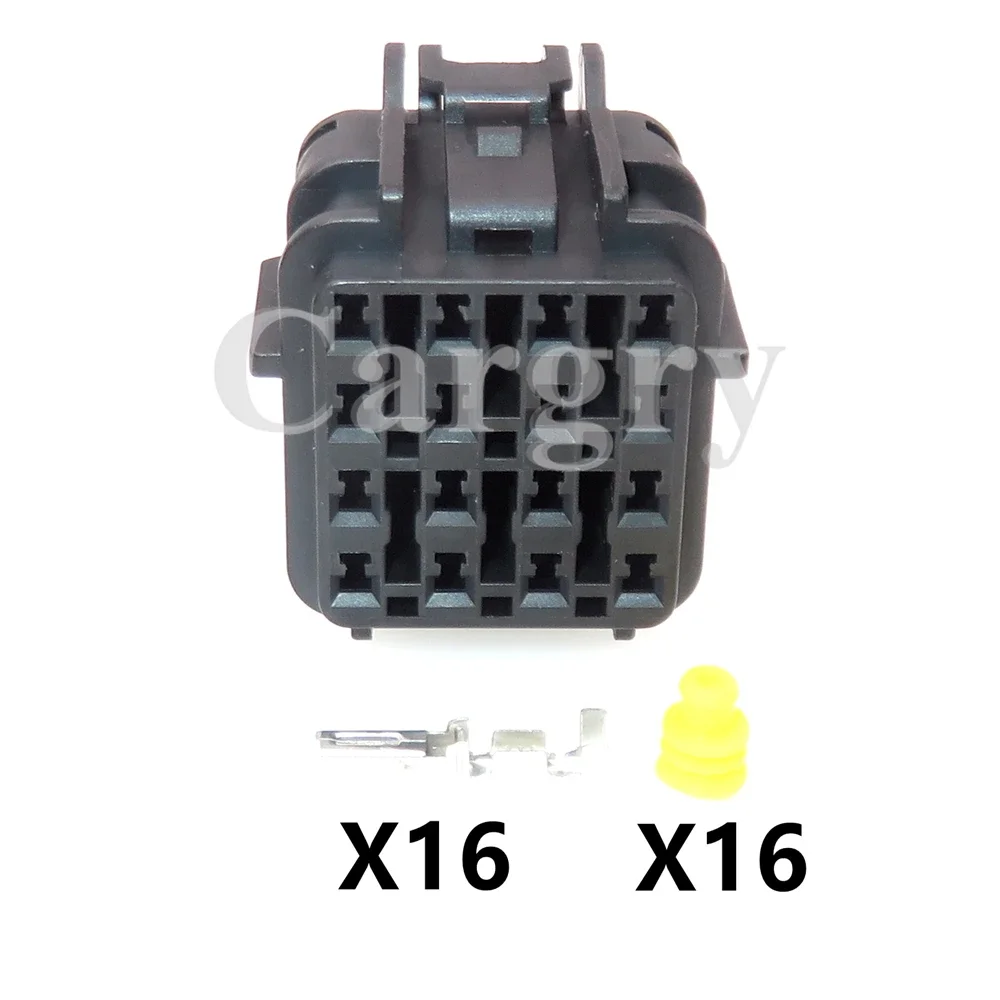 

1 комплект, 16P 7222-7564-40 7123-7564-30, автомобильный адаптер, автомобильный герметичный разъем переменного тока в сборе, автоматическая электрическая проводка, водонепроницаемая розетка