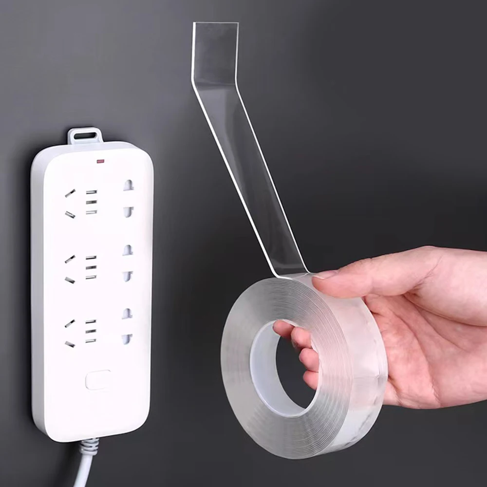 

3M Nano Tape Double Sided Tape Transparent Reusable Waterproof Adhesive Tapes Cleanable Kitchen Home Improvement Resistant Tapes