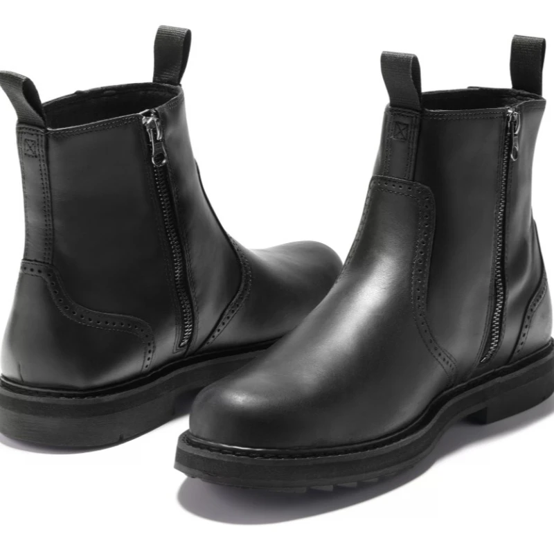 Мужские ботинки челси ручной работы деловые классические мотоциклетные большой