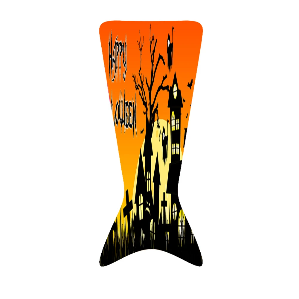 

Halloween Print Mermaid Tail Blanket Cute Fashion Casual Blanket for Sofa Bed Adult Kid Baby Mermaid Blanket