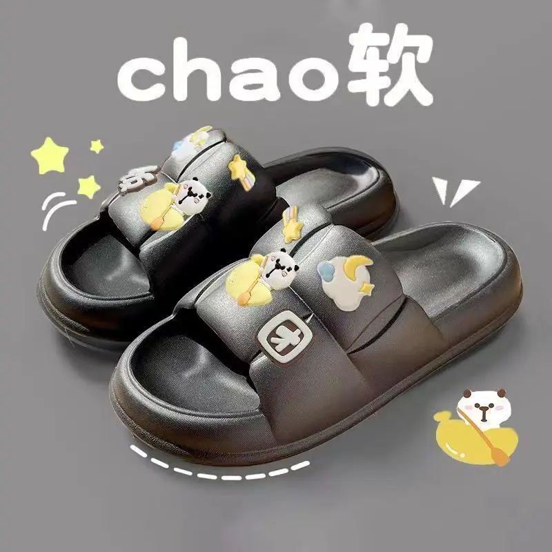 Slippers Women Men Shoes Women'S Home Slippers Platform Soft Sole Cute Cartoon Ladies Flip Flops Zapatillas Chaussons Slides