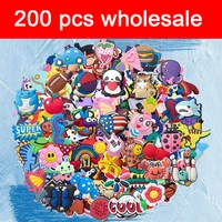 shoe charms wholesale decorations for crocs accessories 200 pack random pins boys girls kids women christmas gifts party favors