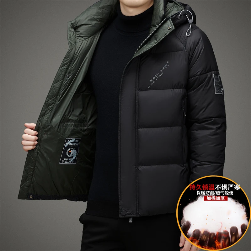 Winter Jacket Men Parkas Fashion Hooded Thicken Warm Doudoune Homme Puffer Jackets Coats Ropa Hombre Manteaux Erkek Mont Montlar