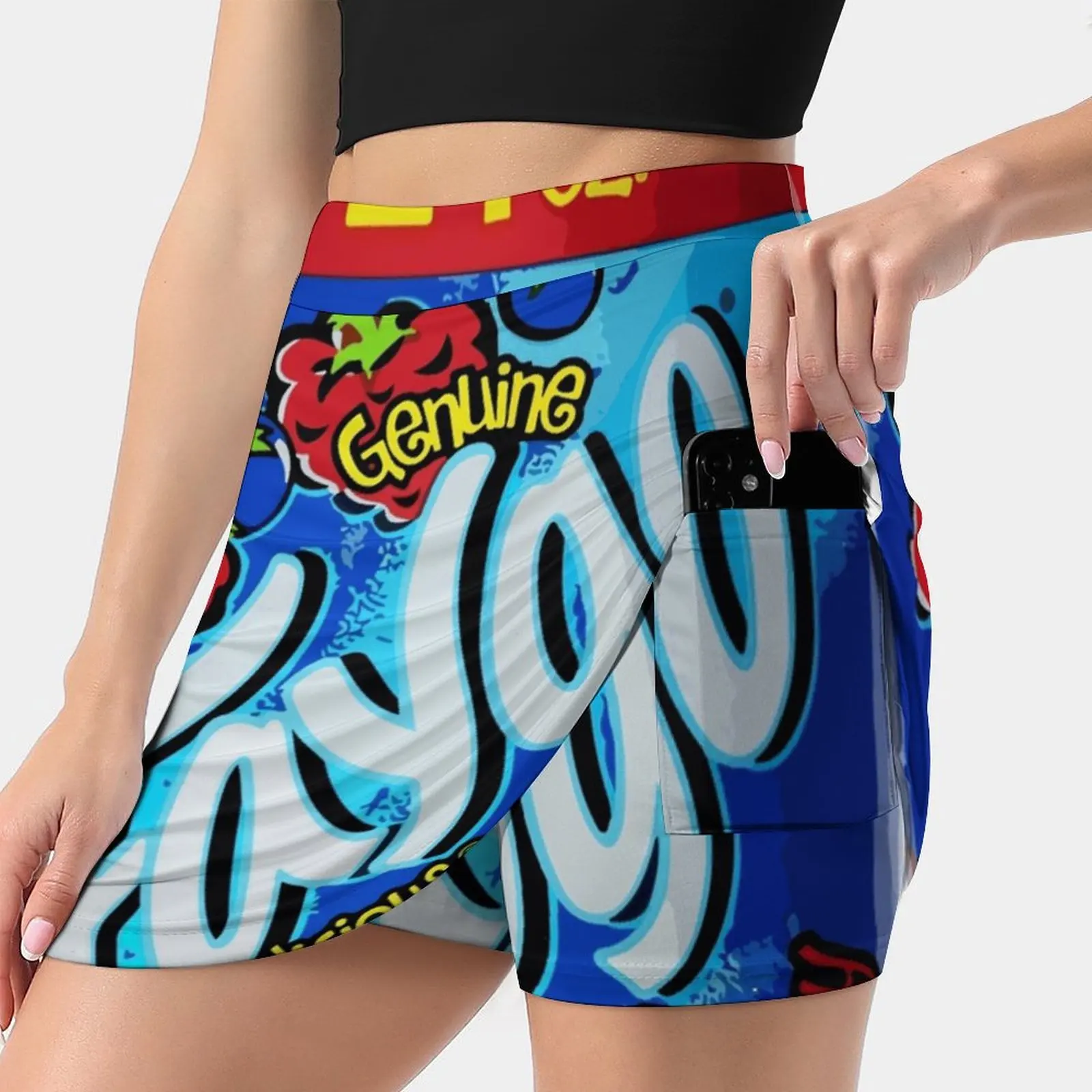 

Женская Спортивная юбка с карманами Faygo, Черничная юбка с карманами для тенниса, гольфа, бега