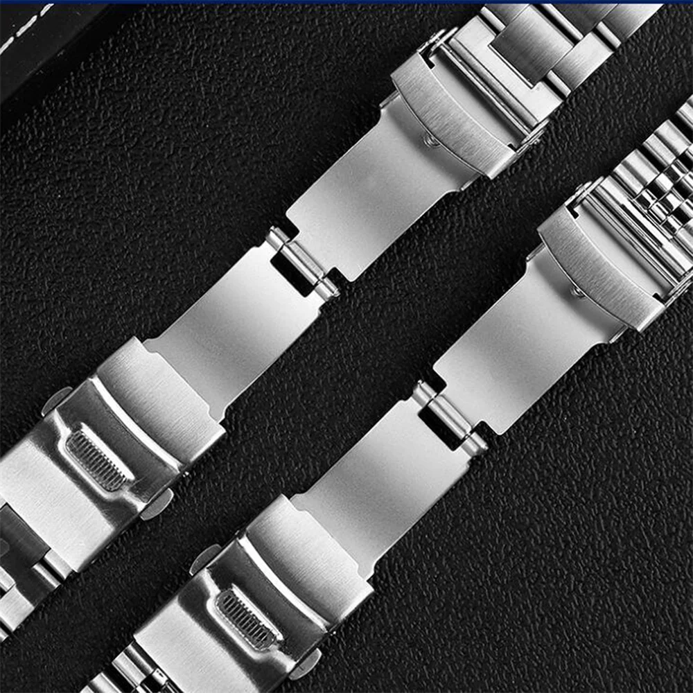 Ремешок для часов серебристый из нержавеющей стали 20 мм 22 мужчин SKX007/ 009 SKX173/ 175/ A35