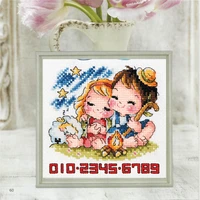 cross stitch set chinese cross stitch kit embroidery needlework craft packages cotton fabric floss new designs embroideryso497