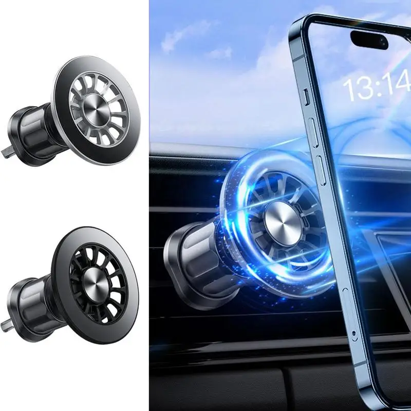 

360 Degree Rotatable Magnetic Mobile Phone Holder With Silicone Pads Scratch Free Auto Smartphone Mount For Cars Truck Vehicles