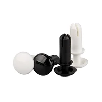 quality black or white pa66 nylon snap rivets various sizes and lengths rivet