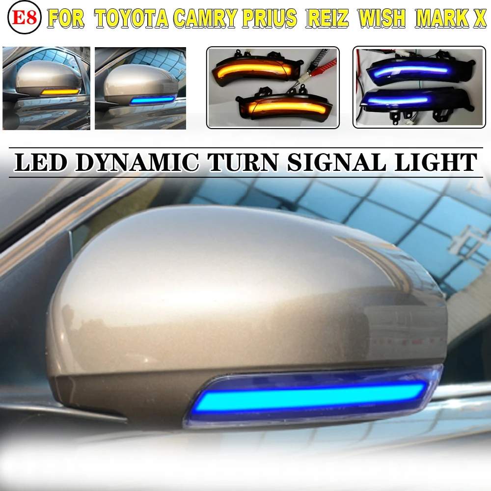 Зеркало заднего вида для TOYOTA PRIUS REIZ WISH MARK X CROWN AVALON 2009 2010 2011 2012 светодиодный