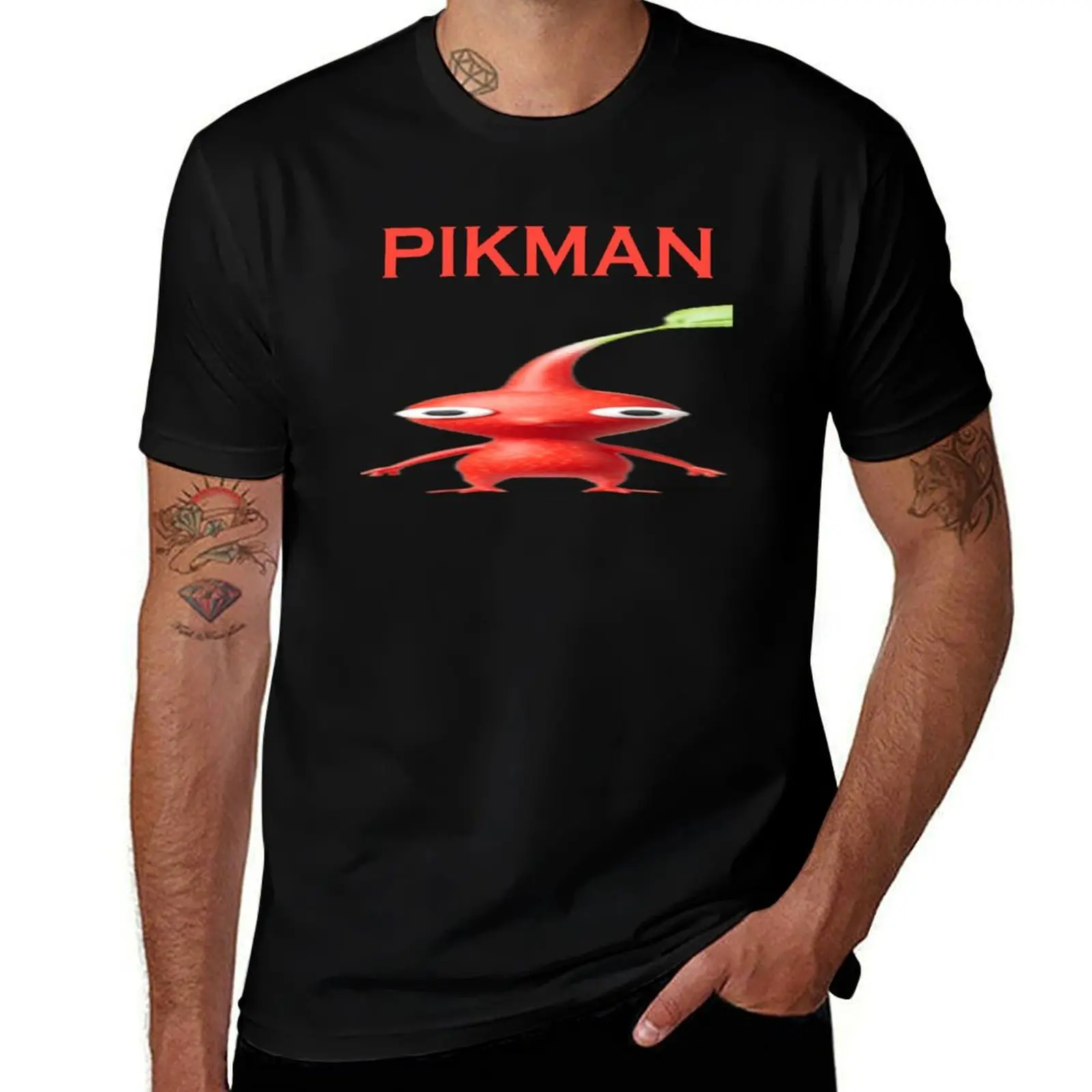 Фото Футболка PIKMAN, повседневная уличная одежда, футболка с коротким рукавом. №1