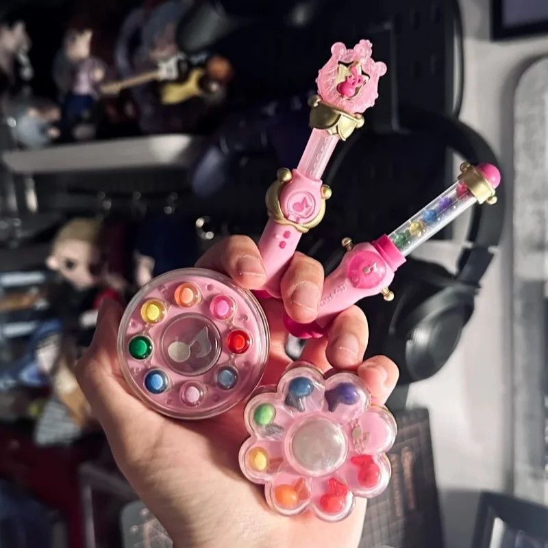 Фото Magic Wand Bandai Ojamajo Doremi — коллекционная палочка Porun Light-Up Transformation Gashapon (в наличии) №3