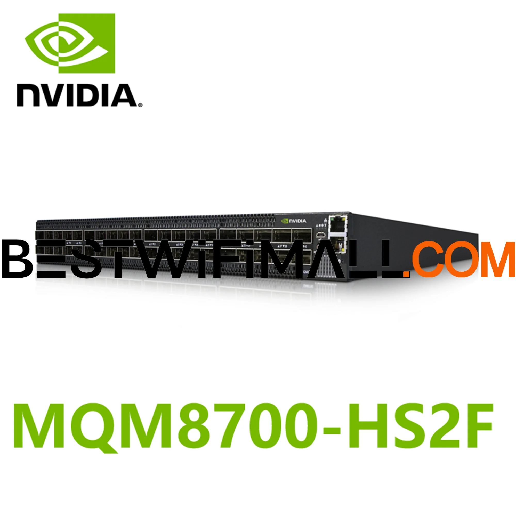 Фото Коммутатор NVIDIA Mellanox MQM8700-HS2F Quantum HDR InfiniBand 1U с 40 портами HDR 200 Гбит/с и общим пропускным способом 16 Тбит/с №3