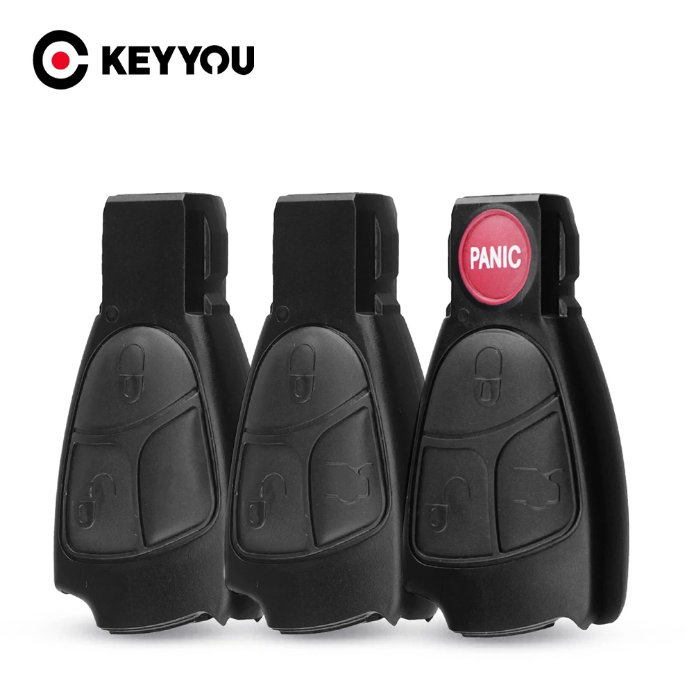 KEYYOU бесплатная доставка 2/3/4 кнопок задняя крышка для Mercedes Benz B C E ML S CLK CL Smart Key -