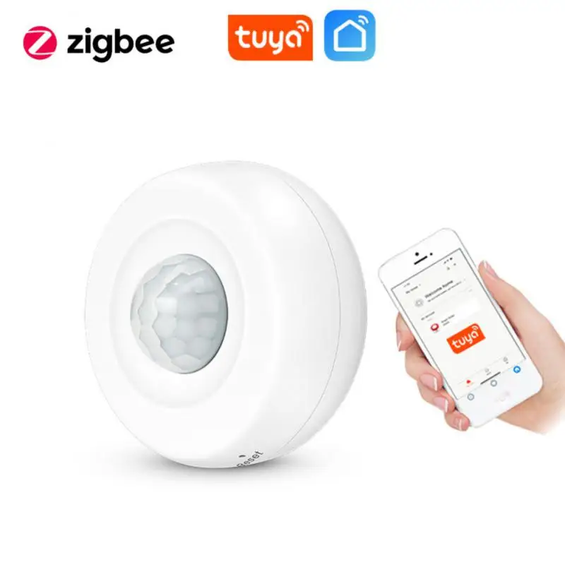 

CoRui Tuya Zigbee Smart PIR Motion Sensor Ceiling Infrared Human Infrared Motion Detector Anti-theft Work With Smart Life