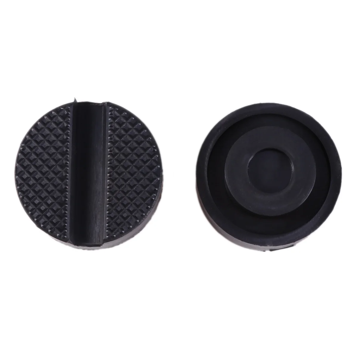 

2pcs Jack Stand Pads Universal Slotted Frame Rail Pinch Welds Protector Rubber Floor Jack Pads Adapters for Jack Stand