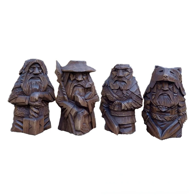 

2022 Odin Thor Tyr Ulfhednar Norse Pagan Resin Viking Statue Nordic Pagan Resin Ornaments Art for Home Outdoor Garden Decoration