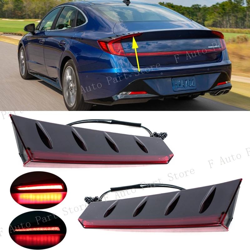 Задний фонарь для Hyundai Sonata 10-2020 2021 задний бампер автомобиля Внутренний тормоз