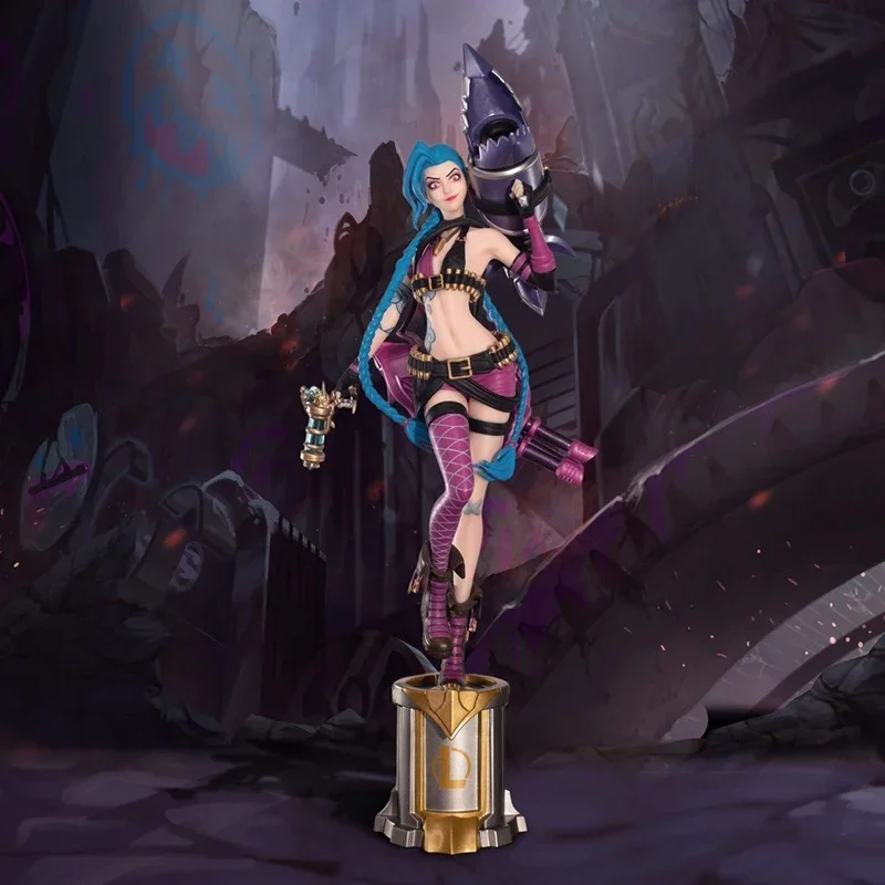 Статуэтка из ПВХ Лига Легенд Luxanna Crownguard Lux Kaisa Jinx аниме экшн-Статуэтка