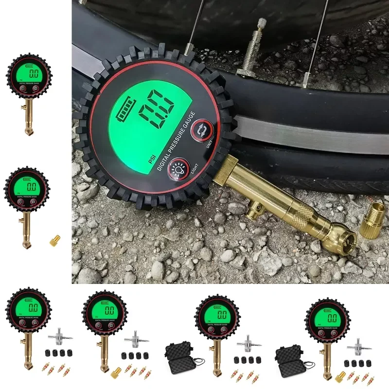 

PSI Professional Reader Tire Air Pressure Gauge for Car Truck Motorcycle Durable Air Compressor Accessory