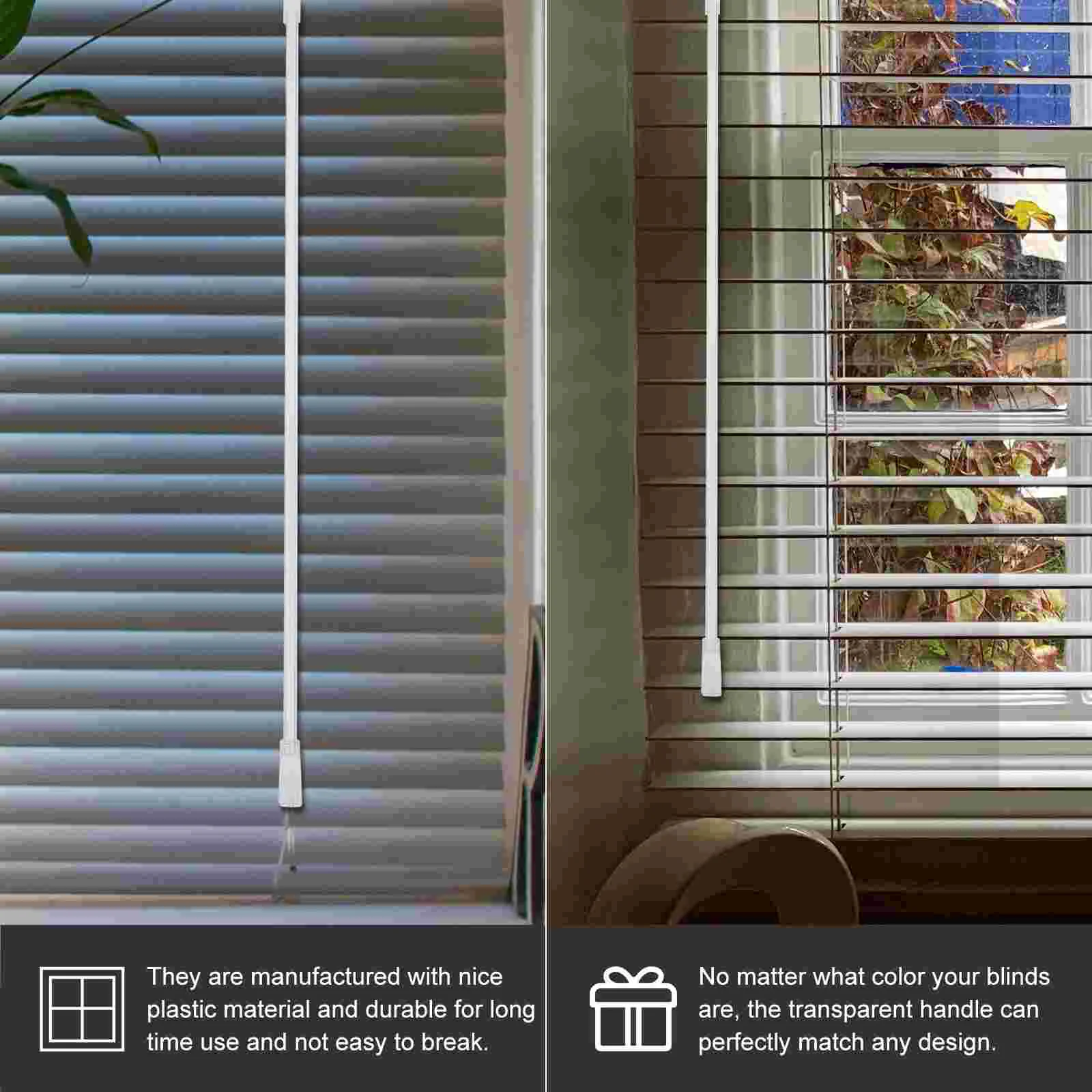 4 шт. вращающийся стержень для жалюзи пластиковые палочка удобные крючки декора