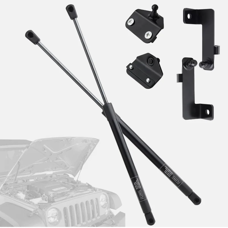 

Модифицированная подъемная опора для Jeep Wrangler JL, стойки капота 2018-2025 для Jeep Gladiator 2020-2025, амортизаторы, газовая пружина