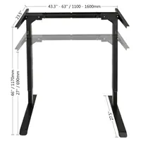 Основание для стола с электронной регулировкой высоты (от 70 до 110 см)#1