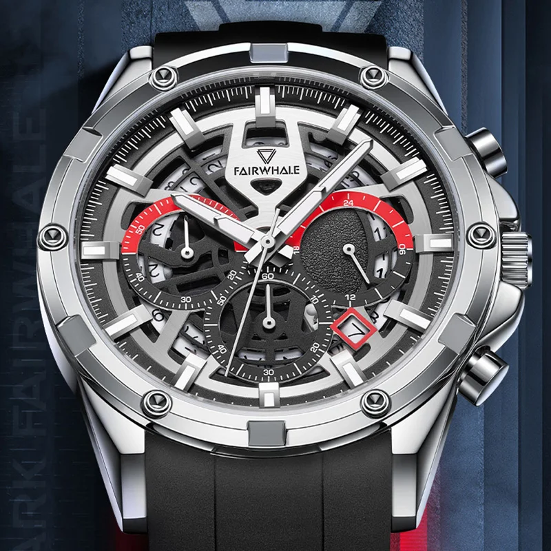 

Роскошные мужские кварцевые часы, модный бренд, яркий знак, Автоматическая Дата, светящиеся спортивные водонепроницаемые мужские часы 2023