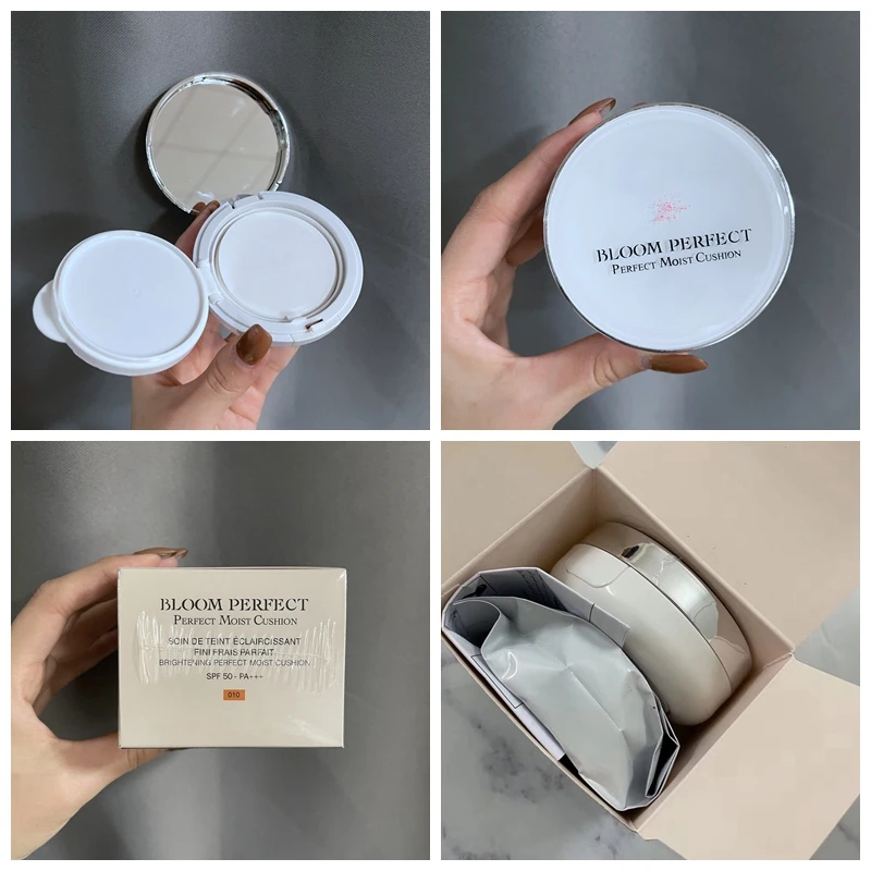 

Высококачественная новая идеальная увлажняющая Подушка SPF50, 15 г * 2, Тональная основа для макияжа + подарок