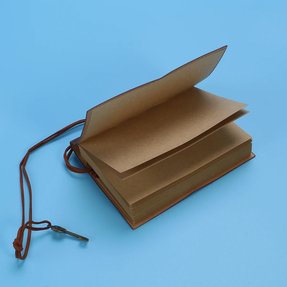 

1pc Notebook String Simple PU Cover Vintage Sketchbook for Students